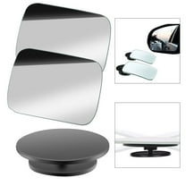 2pcs Car Rearview Mirrors Rectangle Blind Spot Mirror HD Frameless Rear View Wide-angle Auxiliary Mirrors Accessories