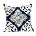 thumbnail image 2 of Nassau Collection Damask Square Throw Pillow - 20" - Blue and White, 2 of 4