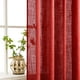 thumbnail image 5 of Cortinas MIULEE de lino rojo de 160 x 160 cm con 2 paneles para cocina, 5 of 7