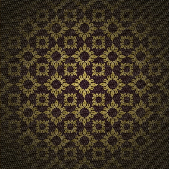 Ahgly Company Machine Washable Indoor Square Transitional Red Brown Area Rugs, 7' Square