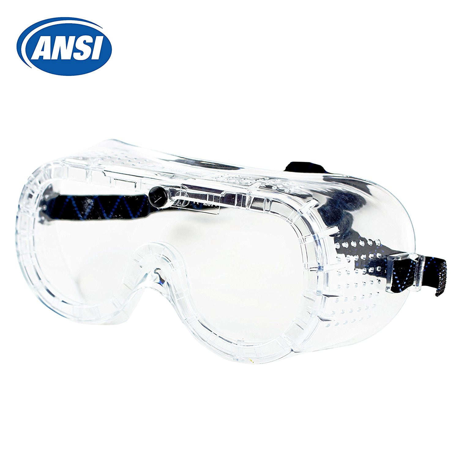 Smoke Lab Splash Polycarbonate Safety Glasses Lens ANSI Z97.1 Approved 2 pack 