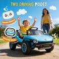 thumbnail image 4 of Xuanlur 12V Ride on Car for Kids, Licensed Volkswagen Beetle Ride on Toys with Remote Control, Electric Car for 3-5 Years Olds with Rear Cargo Storage, Music, Lights, 4-Wheel Suspension, Blue, 4 of 8