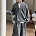 thumbnail image 4 of Boys Baggy 2 Piece Outfits Kids Quarter Zip Pullover Sweatshirt Pants Tween Fashion Athletic Tracksuit Clothing Set Clothes, 4 of 5