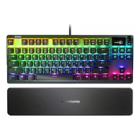 UPC: 0813682023669 | SteelSeries Apex 7 Tkl Compact Mechanical Gaming Keyboard  Black