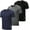 BlackGreyNavy, variant on Men's 3 Pack Workout Shirts Dry Fit Moisture Wicking Short Sleeve Mesh Athletic T-Shirts Lightweight Athletic