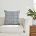 thumbnail image 6 of Better Homes & Gardens 20" x 20" Acros Geo Grey Cotton Polyester Decorative Pillow, 6 of 6