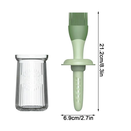 

Shield Oil Brush High Temperature Resistant Food Grade Baking Silicone Brush Set Removable Barbecue Brush Oil Brush Dipping Brush