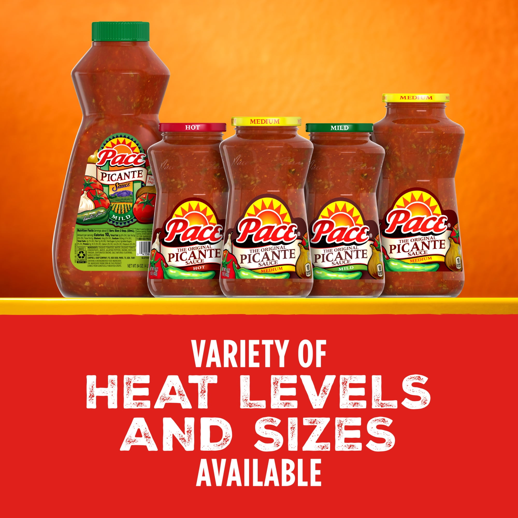 (12 pack) Pace Mild Picante Sauce, 16 oz Jar (12 Pack)