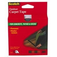 3M Scotch 1.3 in. W x 40 ft. L Reversible Vinyl Indoor and Outdoor Carpet Tape