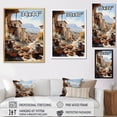 thumbnail image 4 of Designart "Tribes Berber African Market II" African Tribes Floater Framed Wall Art Print, 4 of 7