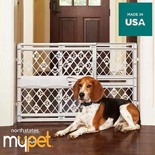 North States MyPet 39 Wide Petgate Passage Secure gate with