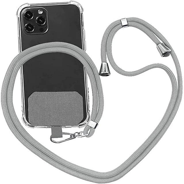 Cordón para teléfono, correa para el cuello y correa para la muñeca Soporte para llavero Universal para el ancla de la caja del teléfono Se adapta a todos los teléfonos inteligentes Adepaton WMZL-2166-5