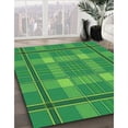 thumbnail image 3 of Ahgly Company Machine Washable Indoor Square Transitional Forest Green Area Rugs, 4' Square, 3 of 7