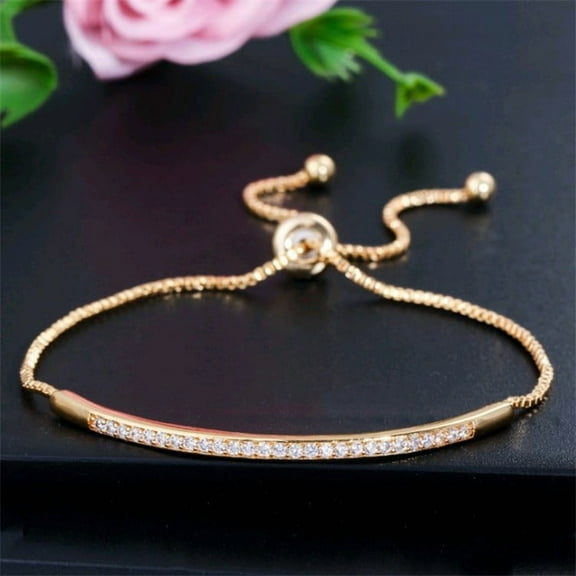 Adjustable -Pave Bracelet | Gold/Silver/Rose Gold ForTrio