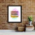 thumbnail image 4 of Designs ByLITA A Disciplined Mind Brings Happiness, 11 x 14 Wooden Framed Wall Art Print | Buddhist Quotes Motivational Decor, 4 of 7