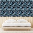 thumbnail image 3 of Ambesonne Leafy Design Peel & Stick Wallpaper for Home, Dark Jumble Leaves, 13"x72", Seafoam Dark Lavender, 3 of 5