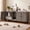 Grey, variant on ROGALIS 2-Story Hidden Litter Box Multi-Use TV Stand and Side Table Large Indoor Cat Litter Box Enclosure with Cat Scratch Pad, Black