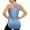 Blue, variant on MRULIC tank top for women Women Workout Tops Mesh Racerback Yoga Tank Shirts Gym Running Tops Womens tank tops Black + L