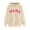 Beige, variant on Qulqfy Valentines Hoodies for Women Long Sleeve Mama Pullover Beige Hoodies Fall Women with Pouch Tops L