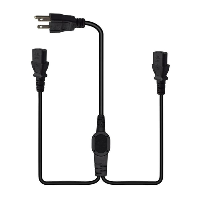 Cable de Alimentación Perfecl 5-15P a 2x IEC320 C13 100cm