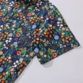 thumbnail image 4 of Floral Hawaiian Shirt For Men Button-down Short Sleeve 100% Cotton Shirt Mary's Garden By Rachel Parker, 4 of 8