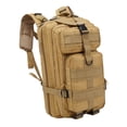 thumbnail image 2 of Mochila de senderismo resistente al desgaste, mochila de camping para deportes al aire libre, para hombres, de semana Caqui, 2 of 8