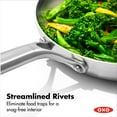 thumbnail image 5 of OXO 8" and 10" Stainless Steel Aluminum Frying Pan, Set of 2, 5 of 6