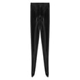 thumbnail image 5 of DPOIS Women Shiny Oil Glossy Pantyhose Long Pants Stockings Black M, 5 of 6