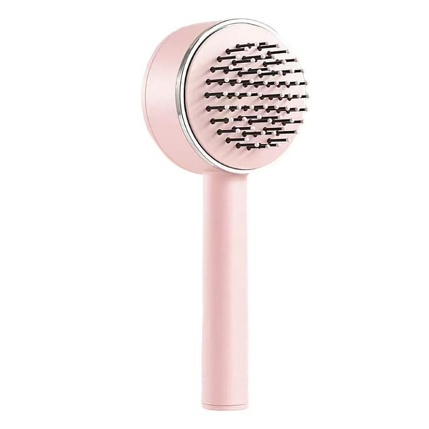 Peine de Cepillos pa el cabello Peine de peluqueríntiestático Cepillo de de cerdas suaves pa el cabello húmedo - Rosado Sunnimix Cepillos de pelo