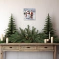 thumbnail image 3 of ZHONGYUTONG Christmas Canvas Wall Art Snowman Picture Santa Claus Painting Winter Farmhouse Poster for Living Room Decor Framed (12.00" x 12.00"), 3 of 5