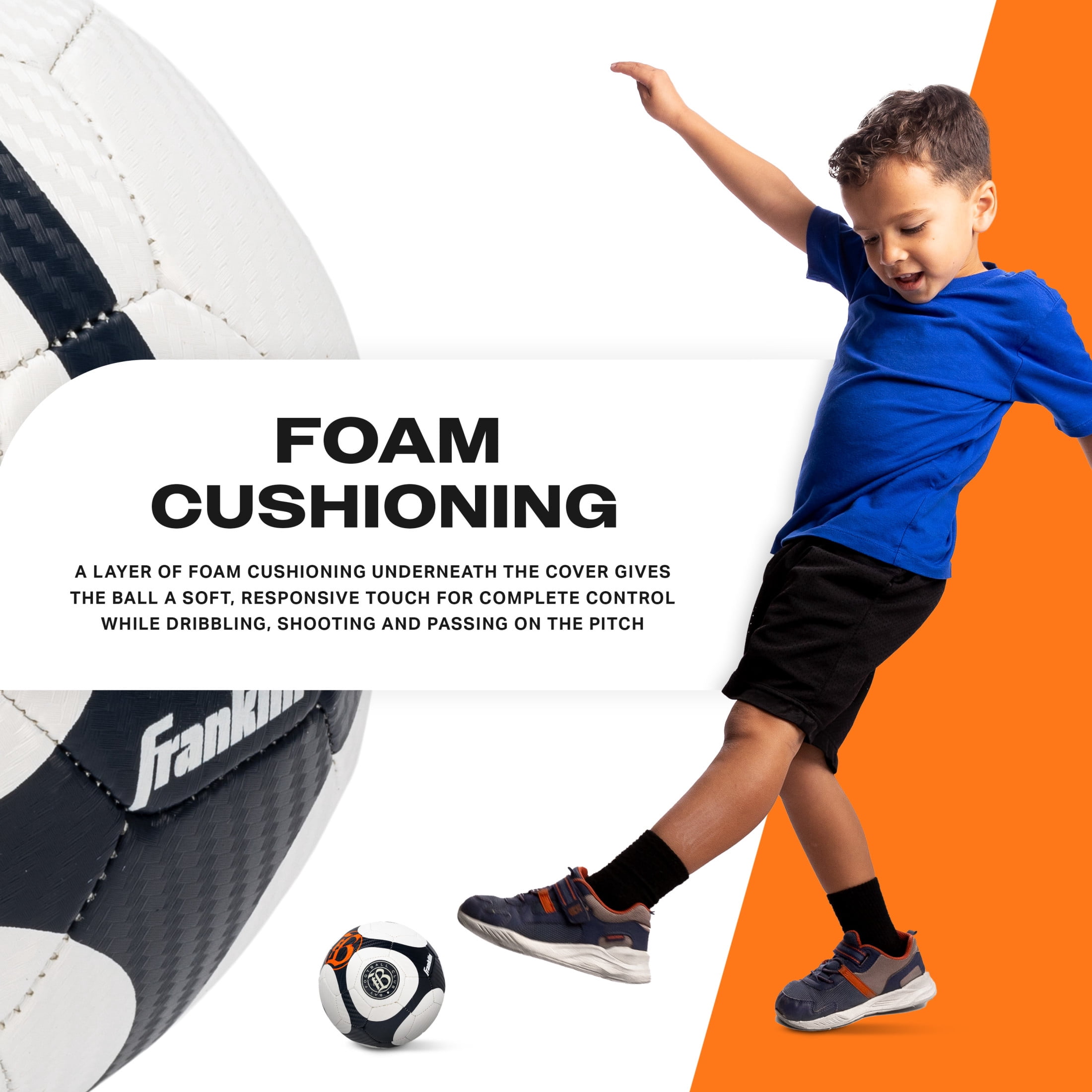 Franklin Sports NWSL Bay FC Soccer Ball - Kids Mini Size 1 Soccer Ball - Skill + Training Soccer Ball for Kids + Adults - Boys + Girls Soccer Ball - Air Pump Included