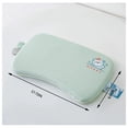 thumbnail image 2 of Yardvibe Pillow for Sleeping, 17.72"x9.84" Slow Rebound Foam Sleeping Pillow with Removable Washable Cover, Small Cool Flat Pillow, Memory Foam Pillow for Traveling or Camping (Green), 2 of 5