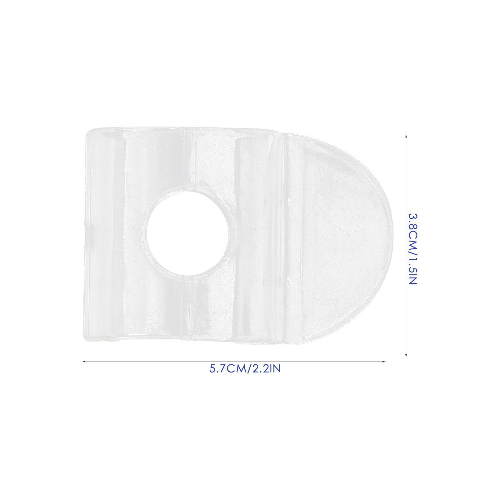 4pcs Cordless Shade Handles Roller Window Shades Pulls Transparent Blind Handles