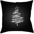 thumbnail image 2 of Trim the Tree 18 x 18 x 4 Throw Pillow, 2 of 2