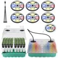 thumbnail image 2 of Exquisite Seed Starter Tray with LED Grow Lights 48-Cell Germination Box Home Greenhouse Seedling Plant Propagation Grow Large He Qiyong unisex, 2 of 2