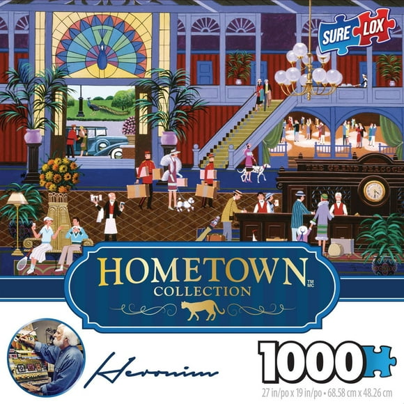 Sure-Lox Hometown Collection Grand Peacock Puzzle