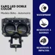 thumbnail image 3 of Faro Lupa Led Buho Bicolor Color Auxiliar Niebla Moto, 3 of 8