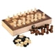 thumbnail image 3 of Juego de mesa plegable 3 en 1 de ajedrez de madera para patio y interior. 29cmx29cmx1.8cm, 3 of 9