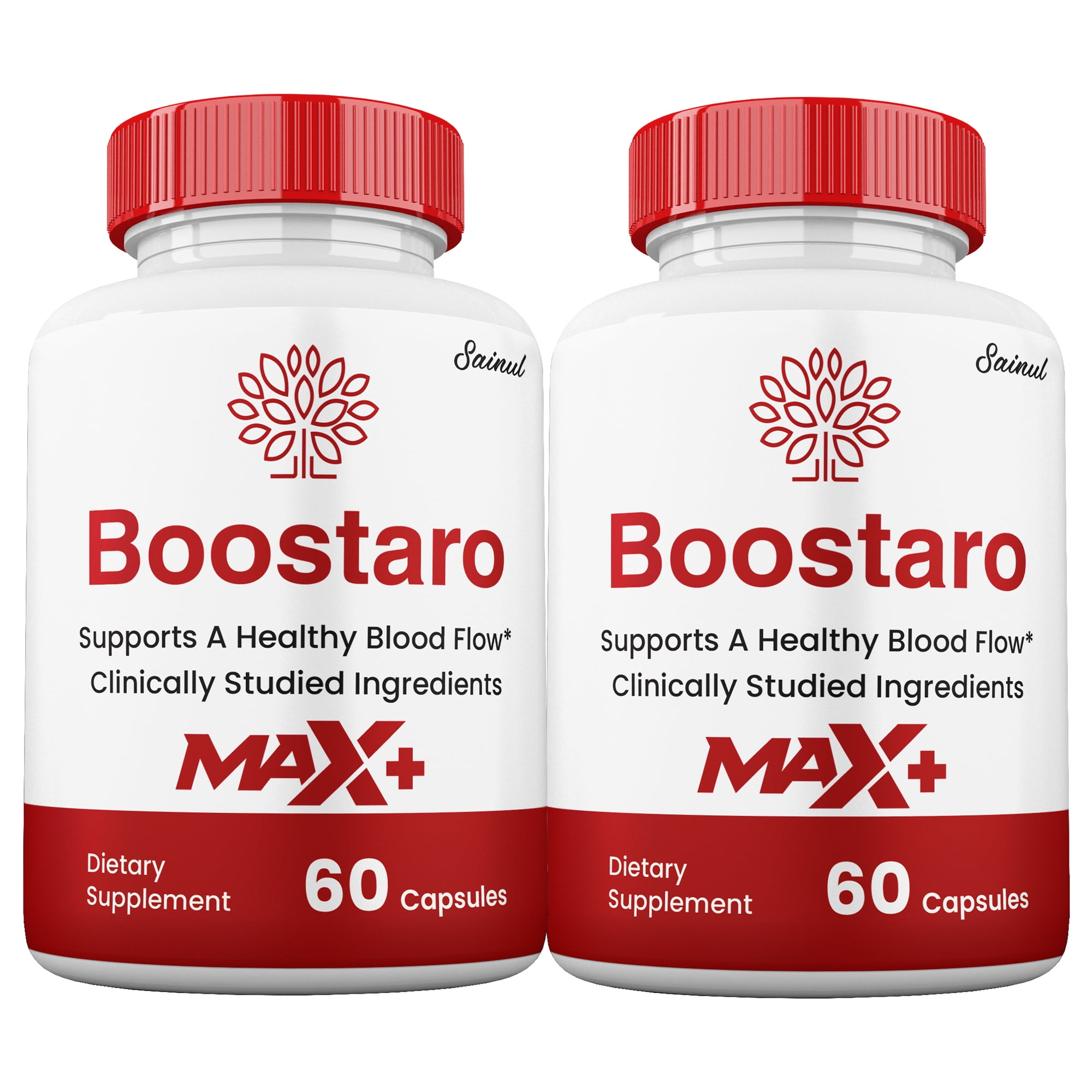 Boostaro Max+ Blood Flow Pills, Boostaro Max+ ed Capsules, Maximum Strength Male Supplement (2 Pack)