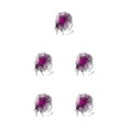 thumbnail image 1 of Tocado vintage Minnieouse con clip de velo y pluma Negro y rosa rojo, 1 of 6