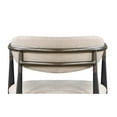thumbnail image 2 of Bowery Hill Modern Wood Side Chairs in Beige and Black (Set of 2), 2 of 9