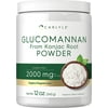 Glucomannan Powder | 12 oz | Vegan Konjac Powder Supplement | by Carlyle