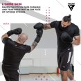 thumbnail image 3 of RDX Focus Boxing Punch Mitts, Punching target, Punching pad Maya Hide Leather Training Pads, Silver, 3 of 8