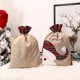 thumbnail image 4 of Bolsas con cordón de regalo, bolsa de dulces para cumpleaños, boda, regalo de Navidad portátil de lino. (marrón) (1 unidad), 4 of 5