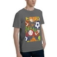 thumbnail image 2 of Bingfone Balls Men'S Loose Fit Short-Sleeve Pocket T-Shirt, 2 of 7