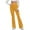 Yellow, variant on Gym Leggings for Women Breathable Relaxed Fitted Flared Yoga Pants Elastic Spandex High Waist Full Length Pants Solid Trousers for Lady Joggers Clubs Red