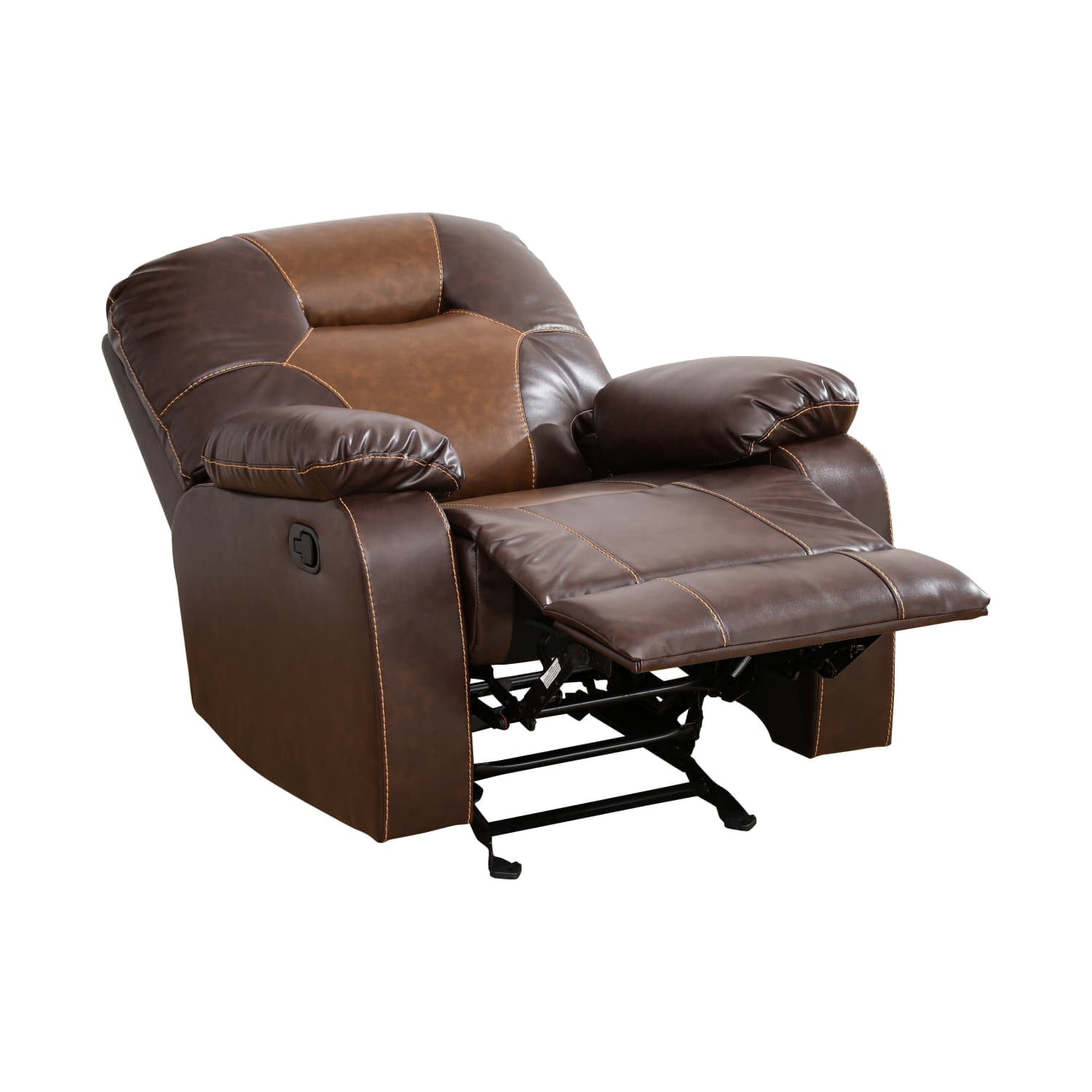 Bonded Leather Unit Sofa Chair - Modern Sofa with Intelligent Functions, Solid Wood Frame, and High-Quality Sponge for Living Room