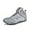 Grey, variant on Men's Womens Barefoot Fur Lined Slip on Ankle Boots Wide Toe Box Warm Waterproof Minimalist Zero Drop Winter Snow Cotton Boot for Workout Walking Outdoor Unisex