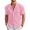 Light Pink, variant on COOFANDY Men's Knit Button Down Shirt Vintage Short Sleeve Polo Shirts Casual Beach Shirts Top