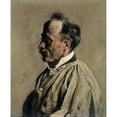 thumbnail image 3 of Heinrich Altherr 12x14 Black Modern Framed Museum Art Print Titled - Portrait of the Gilder Emil Baumgartner (1900), 3 of 5